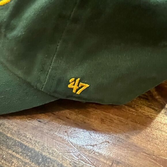 47 Green Bay Packers Green Logo Clean Up Adjustable Hat - Picture 3 of 8